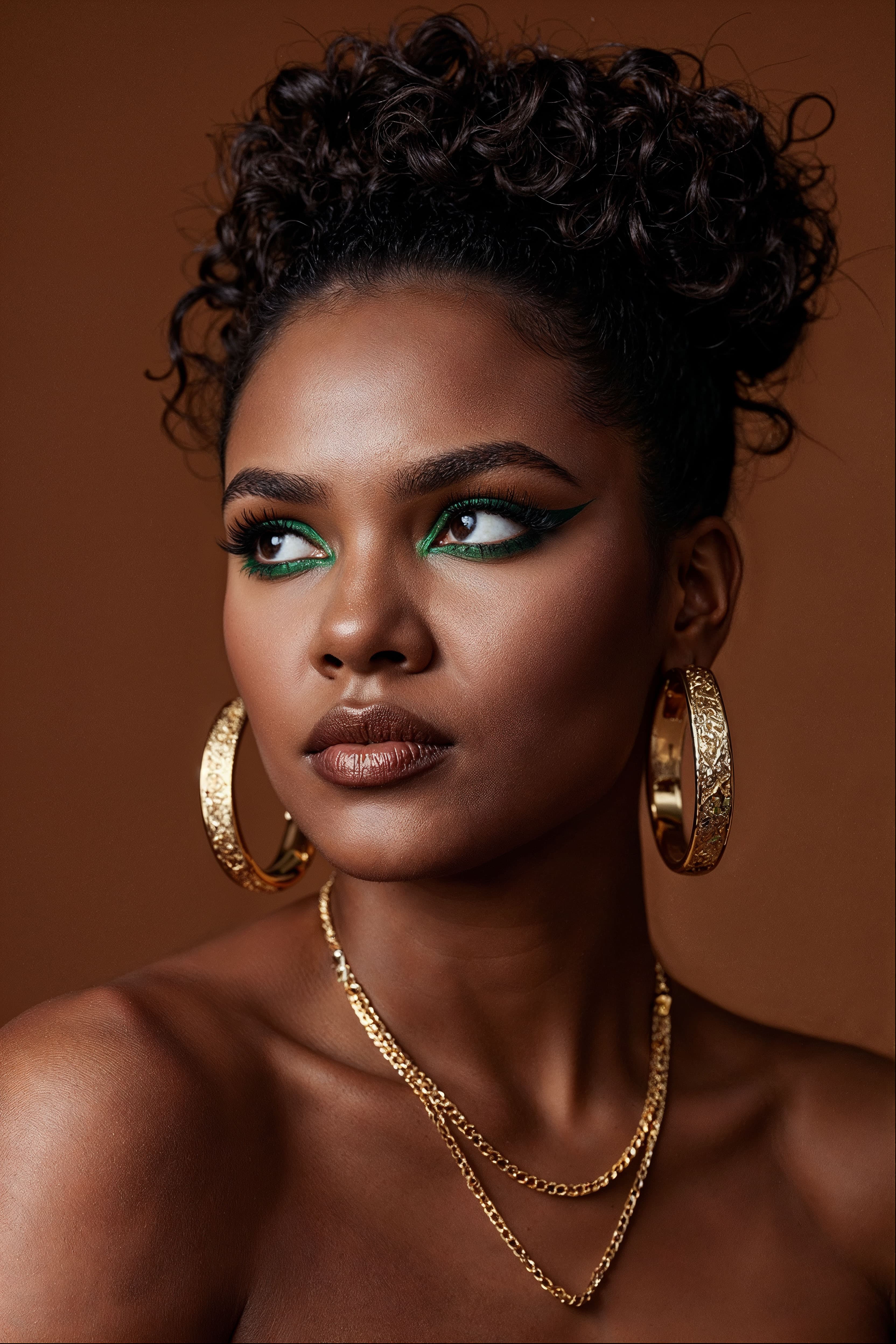 Model wearing Eyzah jewellery