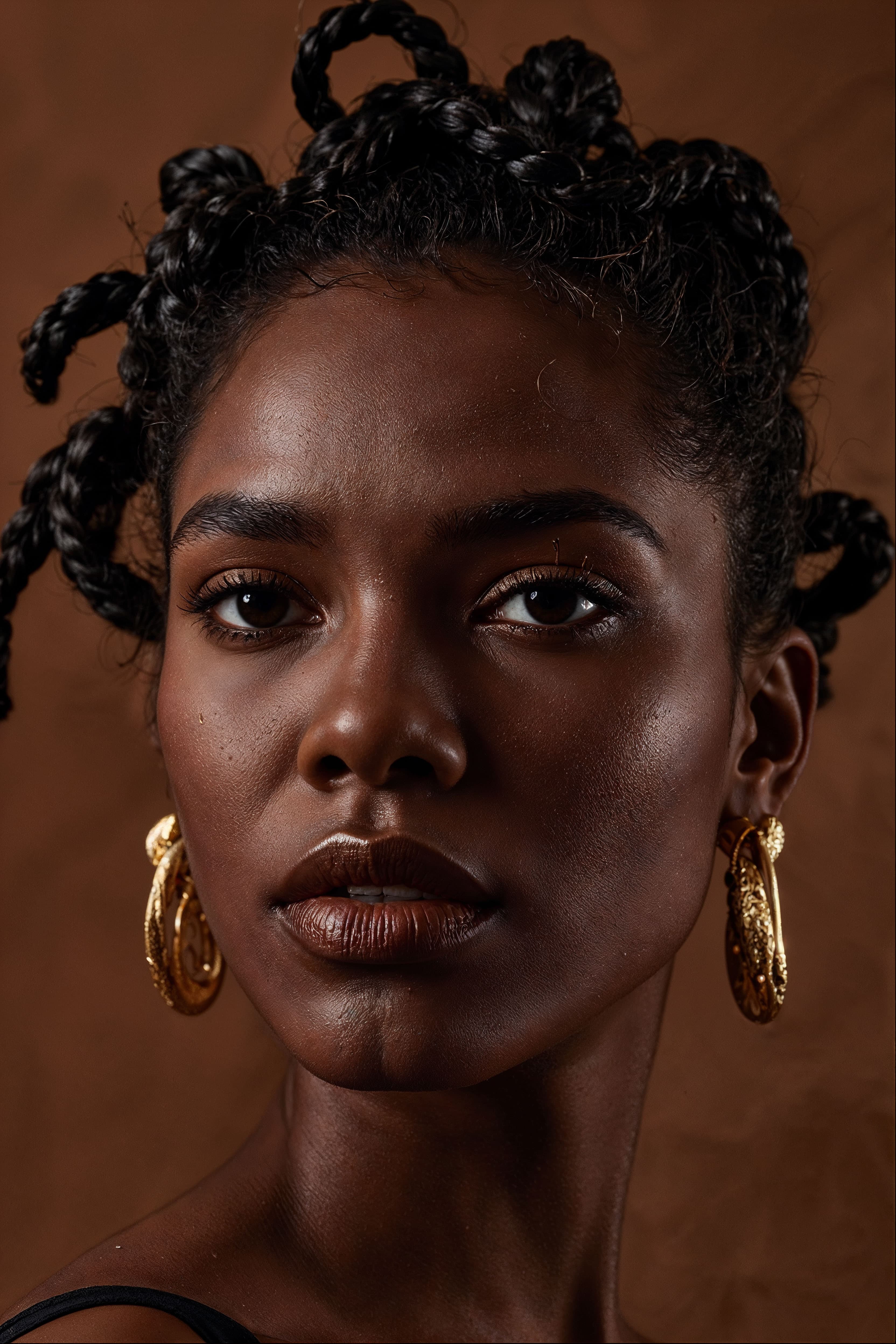 Model wearing Eyzah jewellery